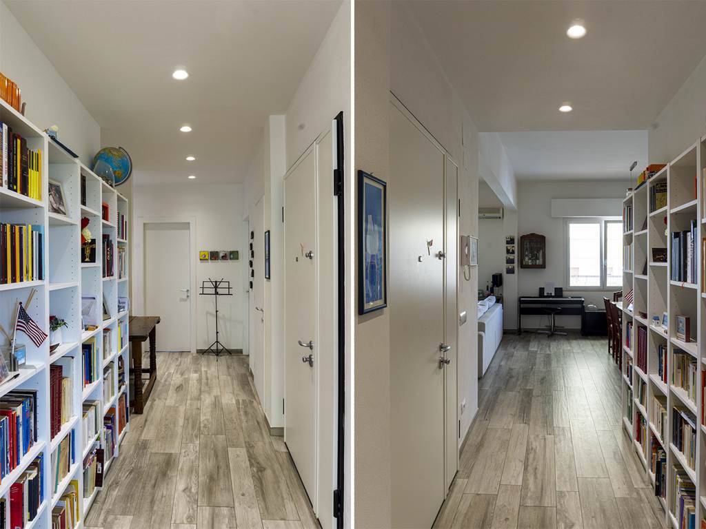 Un esempio di riorganizzazione funzionale: Casa_M-P - terrazza - architetto Tommaso Vecci Firenze