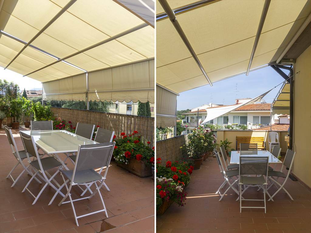 Un esempio di riorganizzazione funzionale: Casa_M-P - terrazza - architetto Tommaso Vecci Firenze