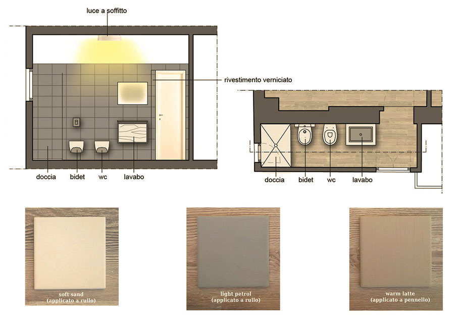 Un restyling nel Comune di Pontassieve - bagno - Tommaso Vecci architetto - Firenze