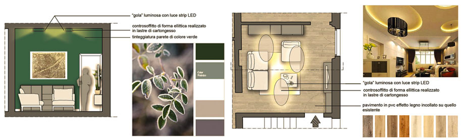 Un restyling nel Comune di Pontassieve - soggiorno - Tommaso Vecci architetto - Firenze